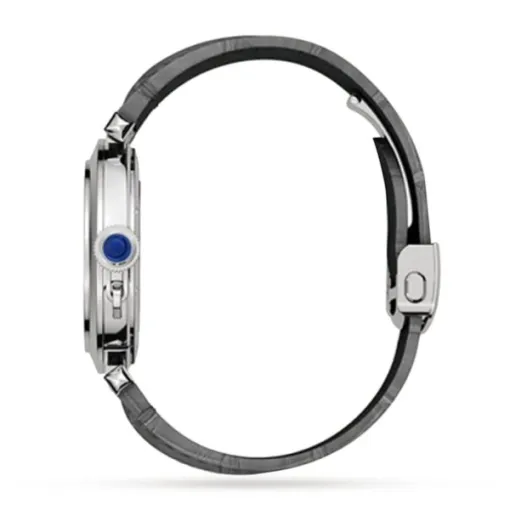 Cartier Pasha de Cartier Men Automatic Silver Alligator Watch WSPA0010 - Bestter Watches