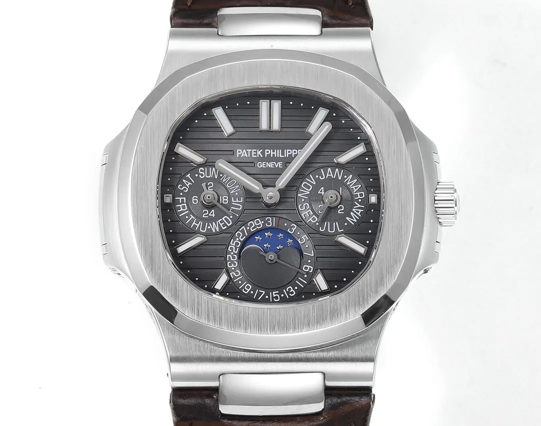 Patek Philippe Nautilus Grey Perpetual Watch - Bestter Watches