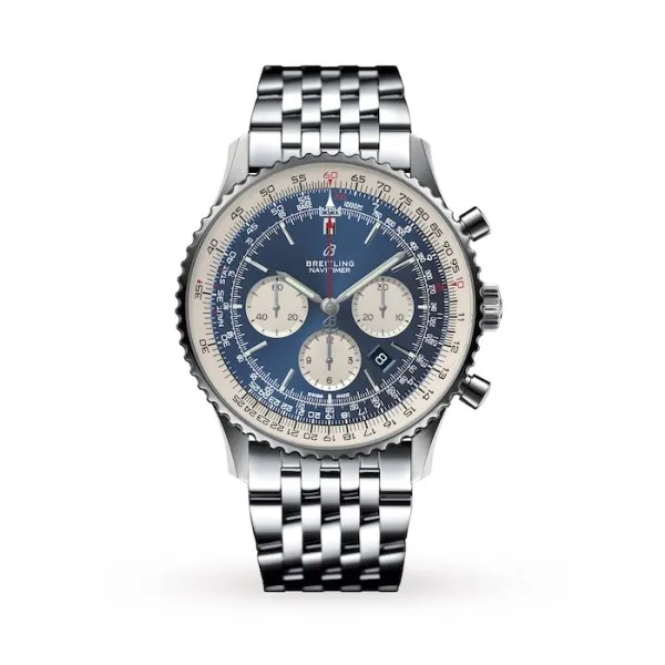 Breitling Navitimer Men Automatic Blue Stainless Steel Watch AB0127211C1A1 - Bestter Watches