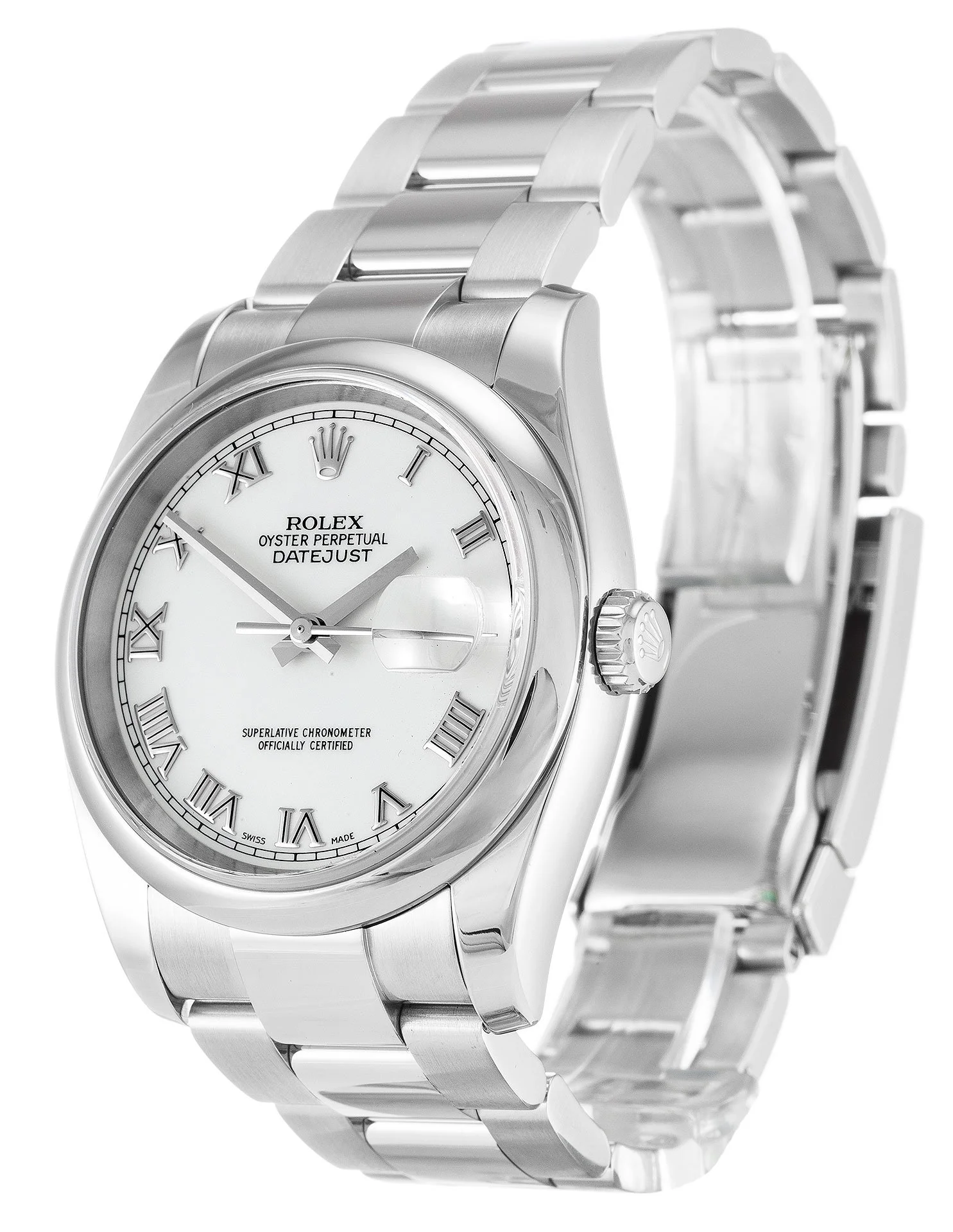 Rolex Datejust 36mm White Dial 116200-2 - Bestter Watches