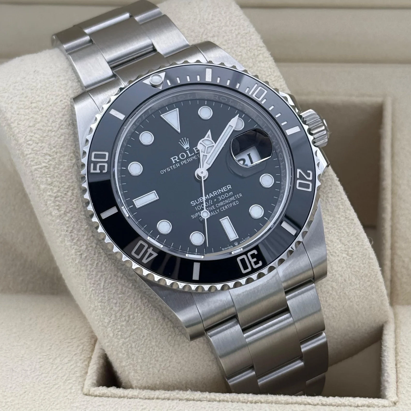Superclone Rolex Submariner 41mm Black Dial 126610LN - Bestter Watches