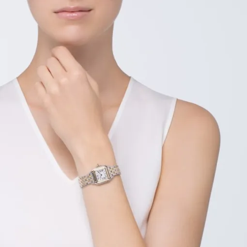 Cartier Panthère de Cartier Women Quartz White 18ct Yellow Gold Watch W2PN0006 - Bestter Watches