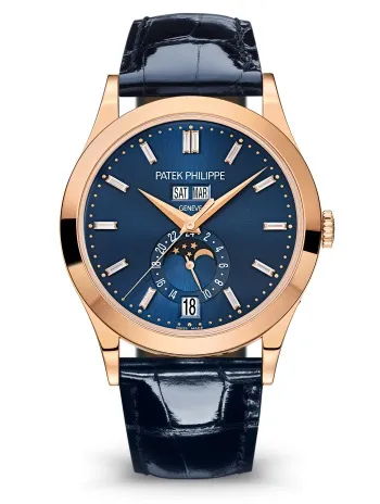 Patek Philippe Complications Rose Gold Diamond   Blue Dial 5396R-015 - Bestter Watches