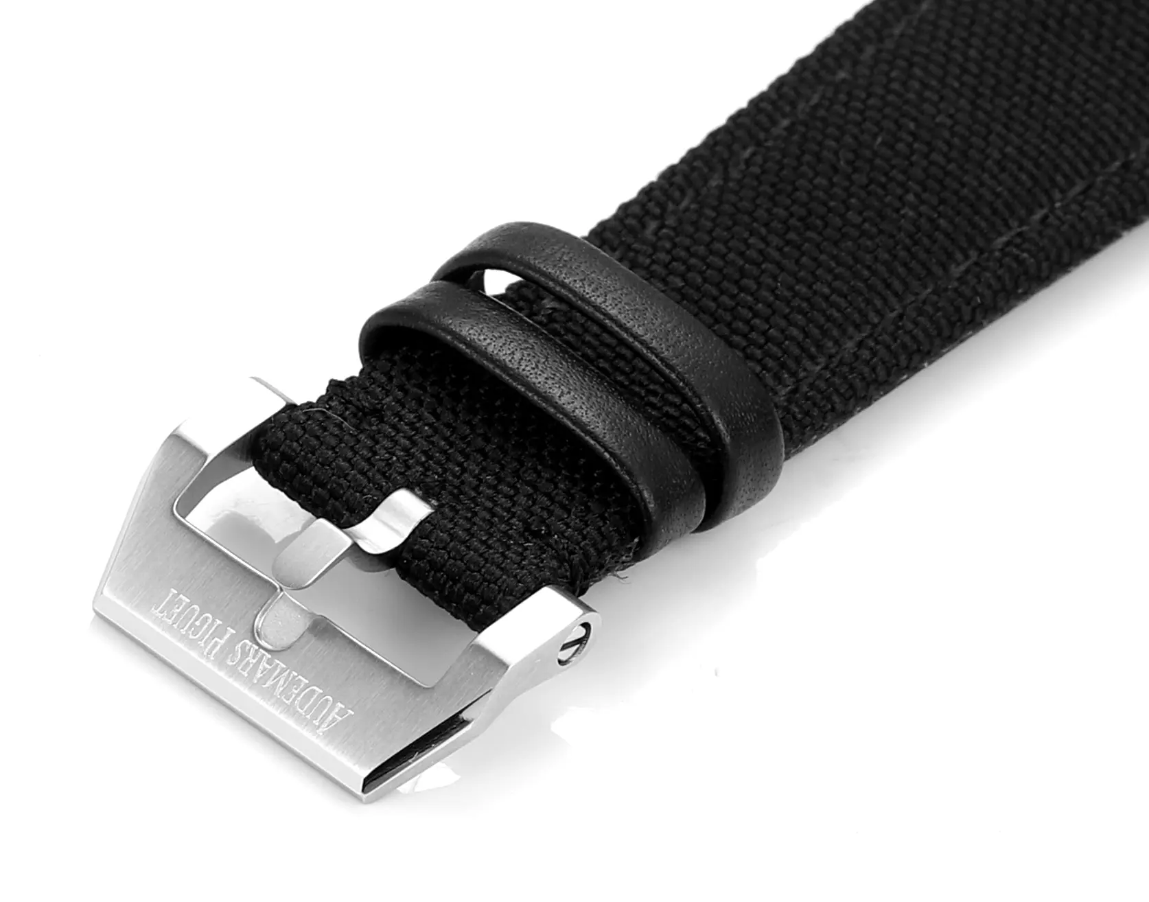 watch Audemars Pigeut CODE 11.59 Smoke Grey Dial Stainless Steel Case Black Fabric Strap Automatic Watch 41mm - Bestter Watches