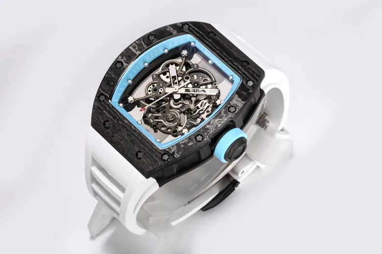 Richard Mille RM055 Black Carbon Fiber Watch - Bestter Watches