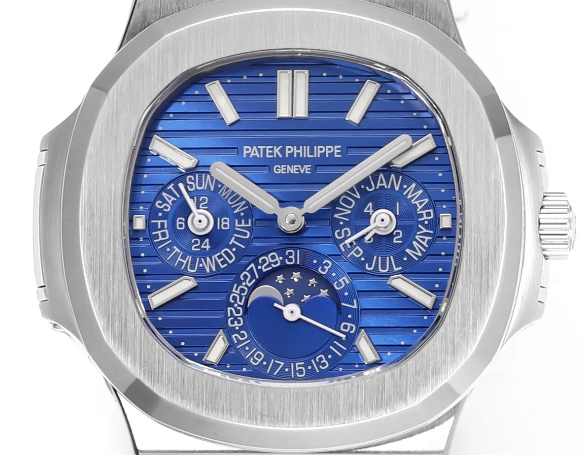 Patek Philippe Blue Nautilus Perpetual Calendar - Bestter Watches