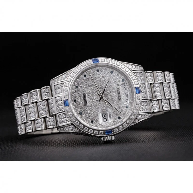 Superclone Rolex Day-Date 37mm Diamond Dial 621613 - Bestter Watches