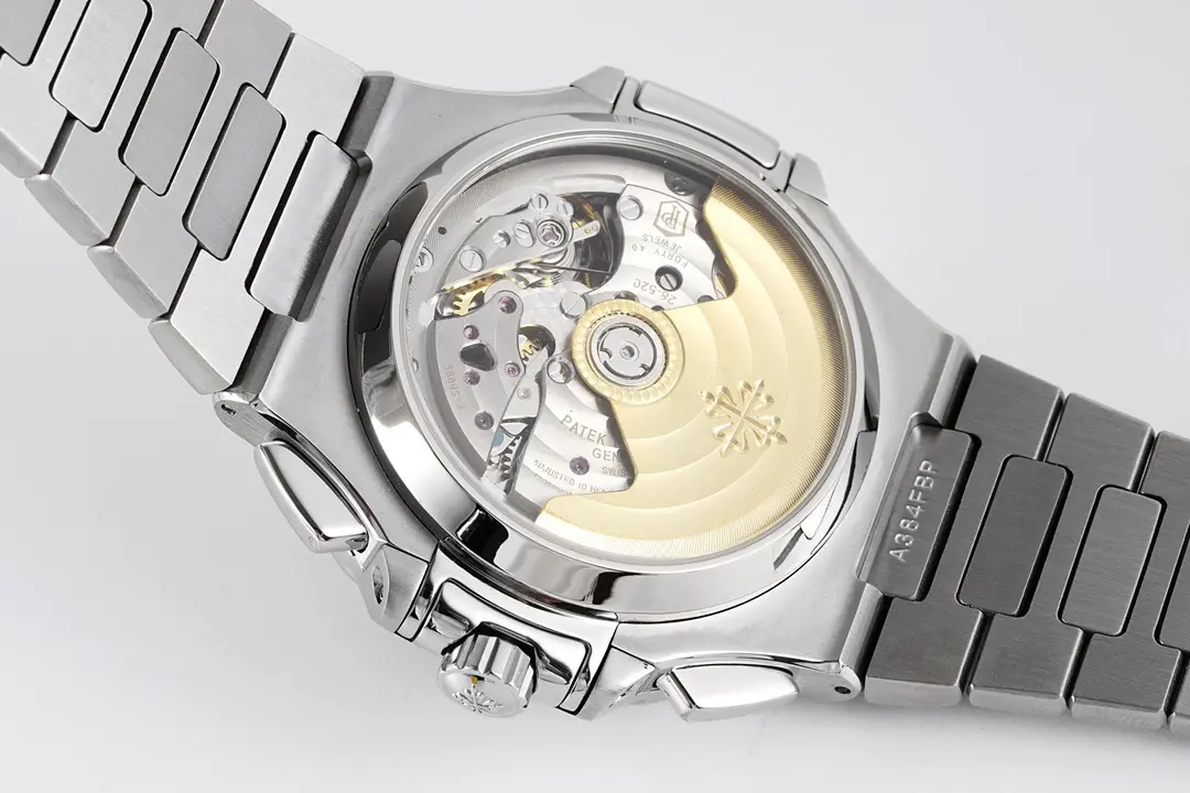 Patek Philippe Silver Nautilus Chronograph Watch - Bestter Watches