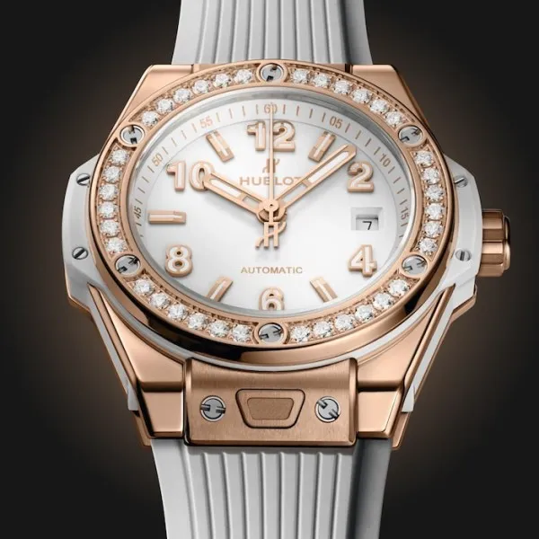 Hublot Big Bang Women Automatic White Rubber Watch 485.OE.2080.RW.1204 - Bestter Watches