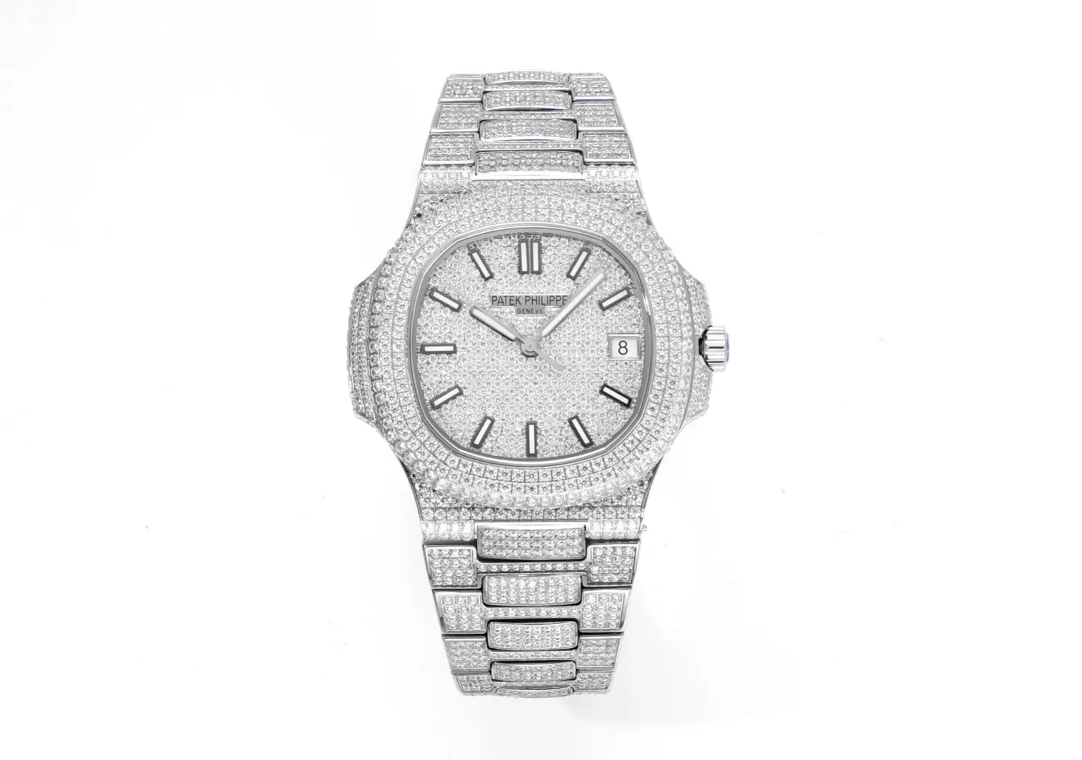 Patek Philippe Nautilus Full Star Platinum Watch - Bestter Watches