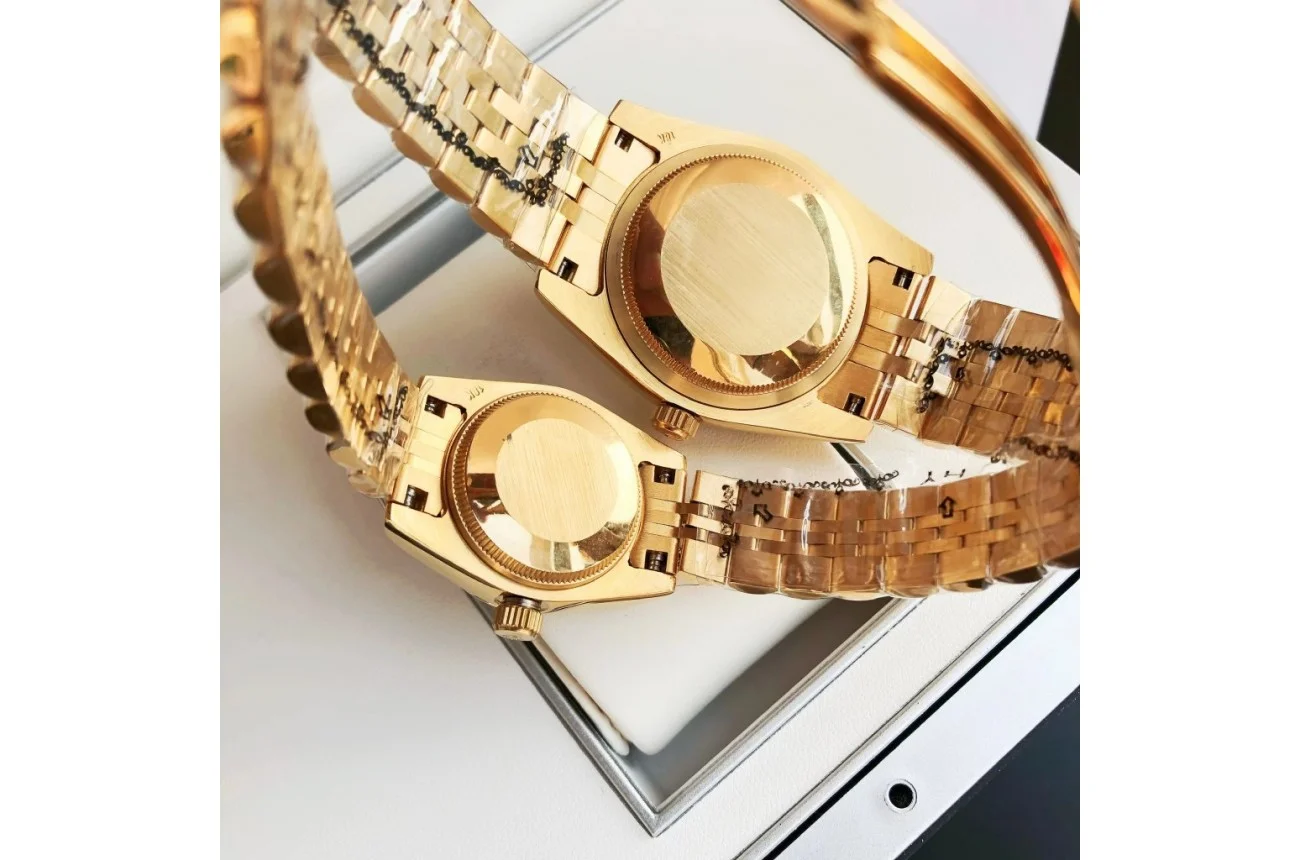 Couple Watches Rolex Datejust 36/28mm RG/RG Jub Sliver/Dial - Bestter Watches