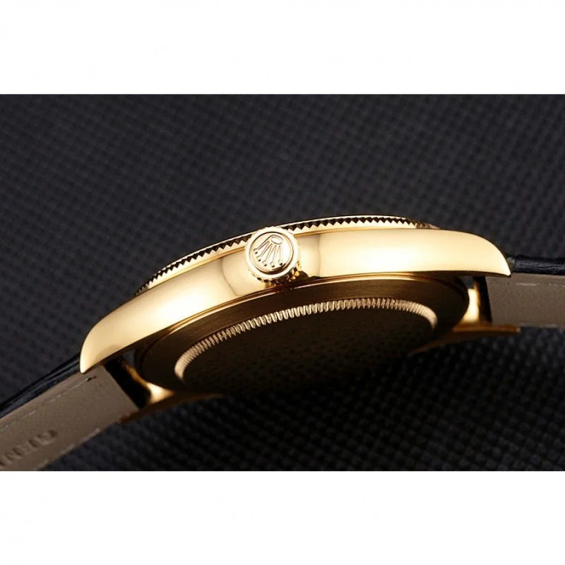 Superclone Rolex Cellini 38mm Black Dial REP016807 - Bestter Watches