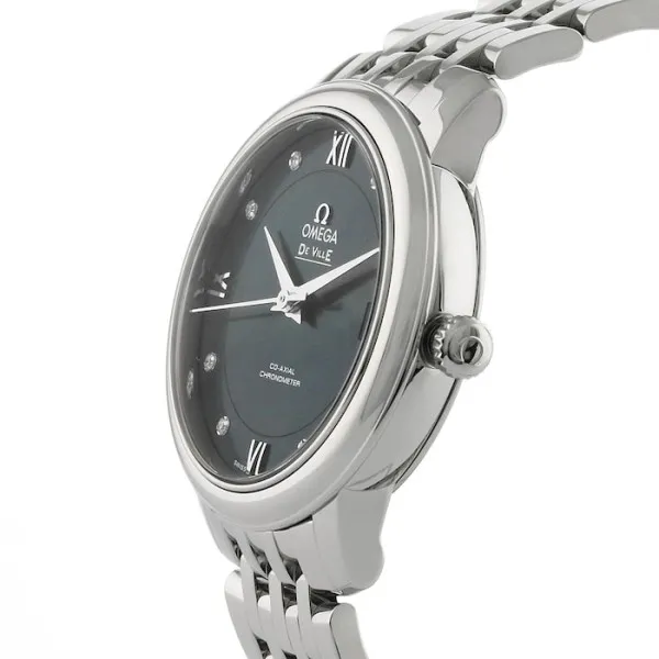 Omega De Ville Women Automatic Blue Stainless Steel Watch O42410332053001 - Bestter Watches