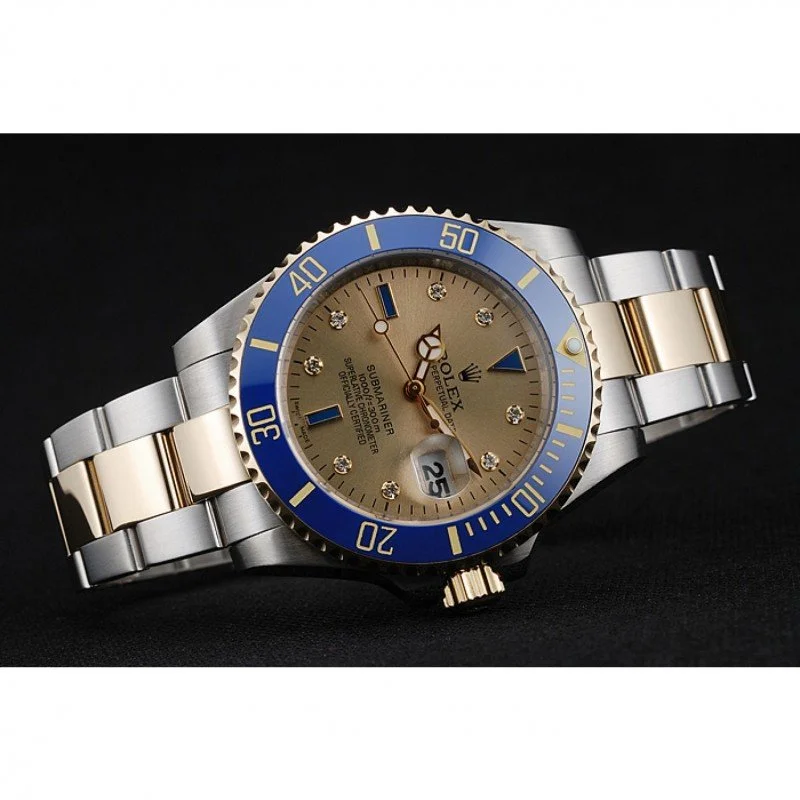 Rolex Submariner 42mm Gold Dial rl55 - Bestter Watches
