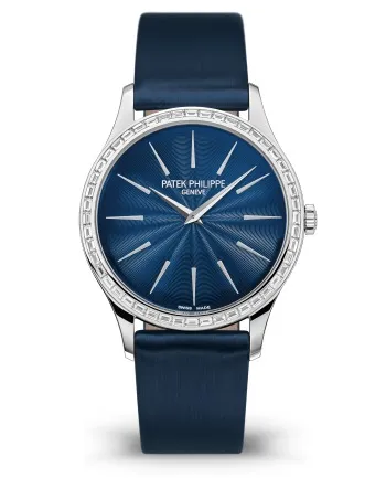 Patek Philippe Calatrava Diamond Night Blue Ladies watch 4897/300G - Bestter Watches