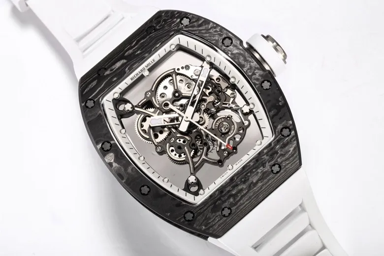 Richard Mille RM055 Black Carbon Fiber Watch - Bestter Watches