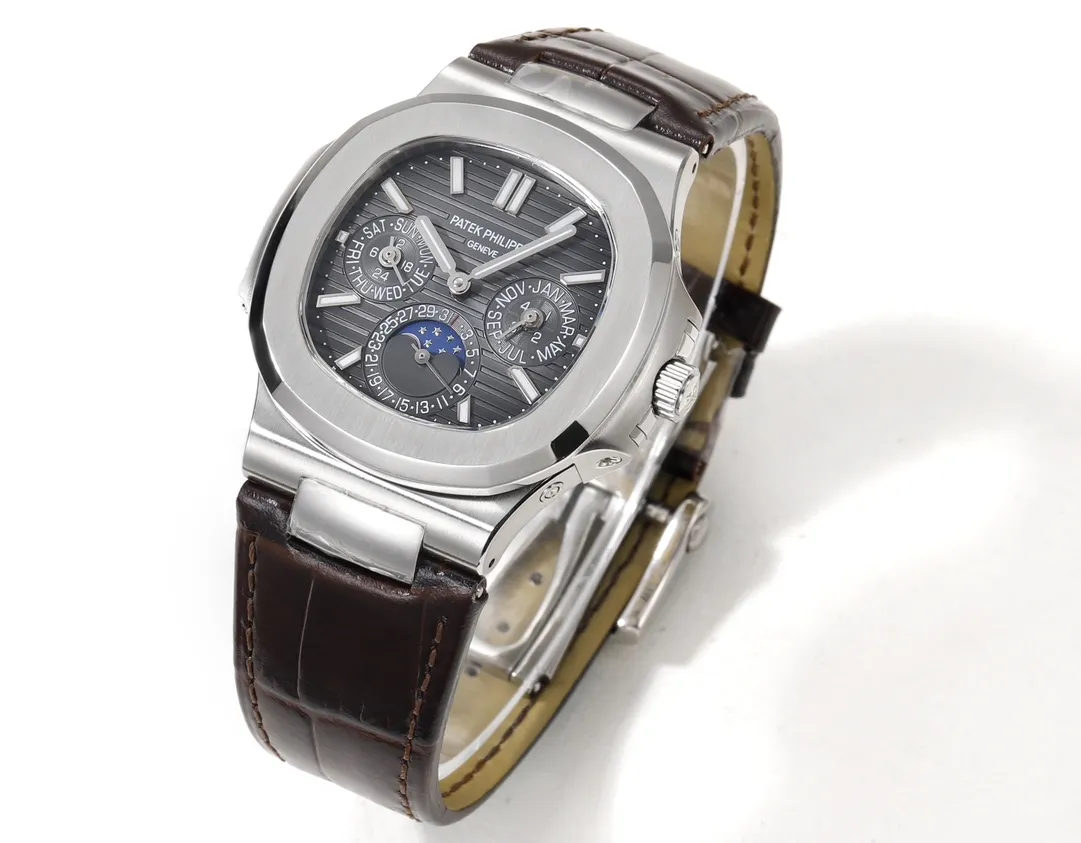 Patek Philippe Nautilus Grey Perpetual Watch - Bestter Watches