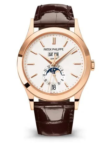 Patek Philippe Complications Rose Gold Silver Dial Watch 5396R-011 - Bestter Watches