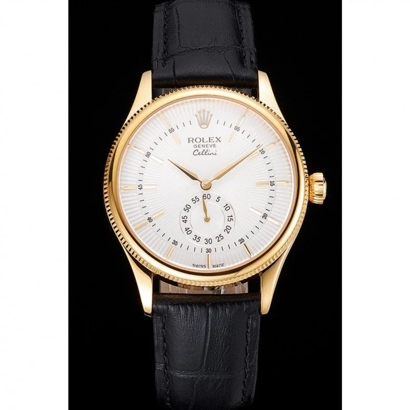 Superclone Rolex Cellini 38mm White Dial REP016810 - Bestter Watches
