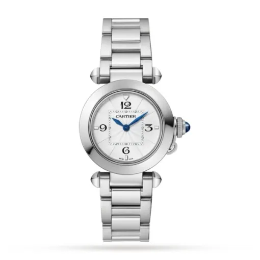 Cartier Pasha de Cartier Women Quartz Silver Stainless Steel Watch WSPA0021 - Bestter Watches