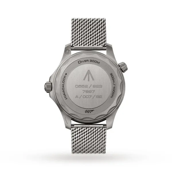 Omega Seamaster Men Automatic Black Titanium 007 Watch O21090422001001 - Bestter Watches