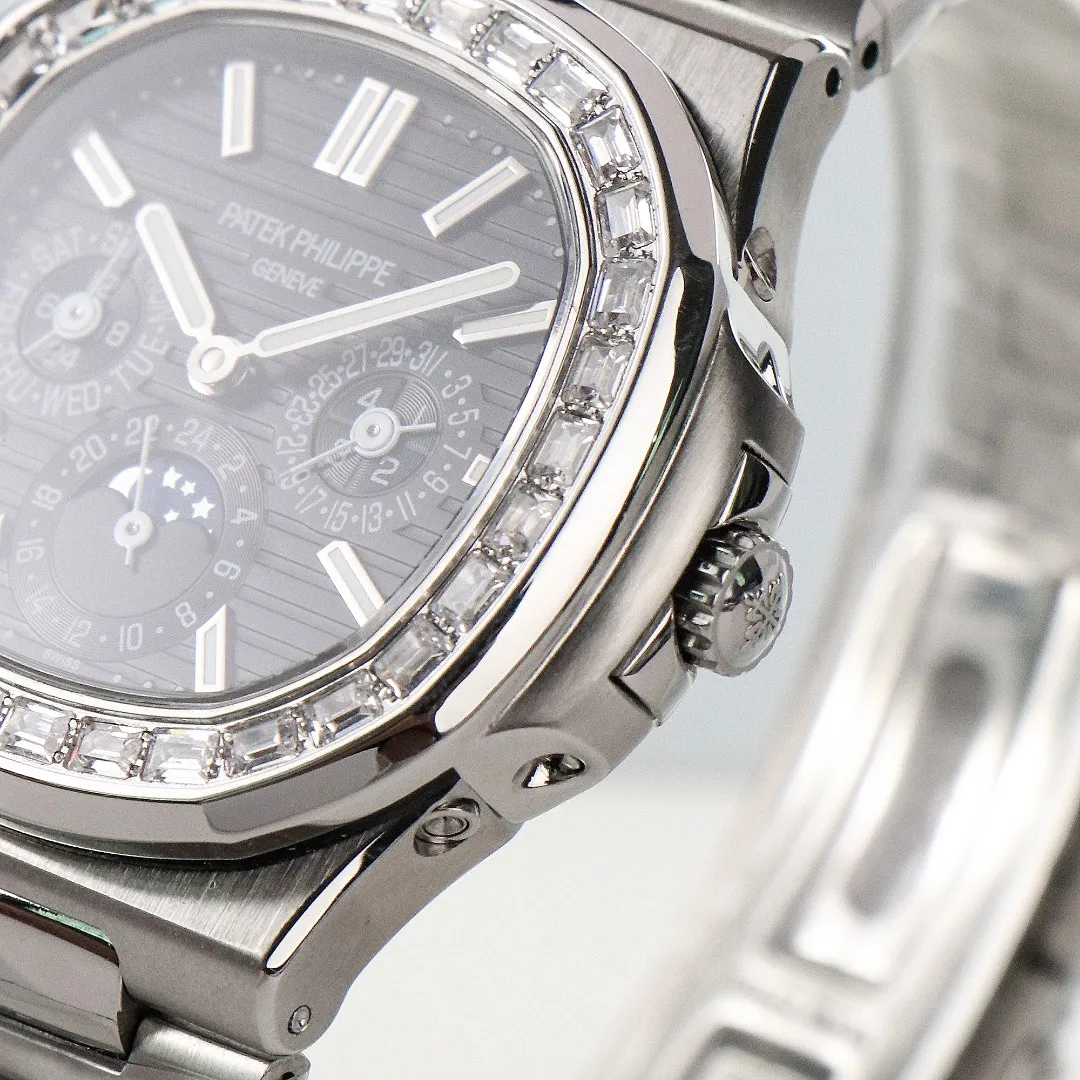 Patek Philippe Nautilus Black Perpetual Calendar - Bestter Watches