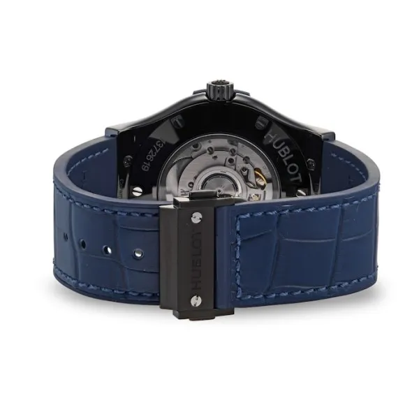 Hublot Classic Fusion Men Automatic Blue Rubber and Alligator Watch 511.CM.7170.LR - Bestter Watches