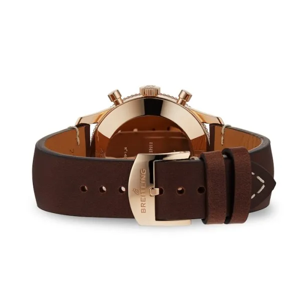 Breitling Navitimer Men Automatic Brown Leather Watch RB0910371B1X1 - Bestter Watches
