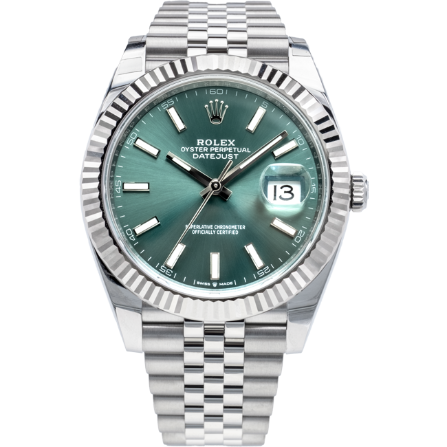 Rolex Datejust 41mm Green Dial 126334 Jubilee - Bestter Watches