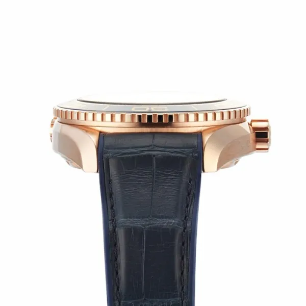 Omega Planet Ocean Men Automatic Blue Leather Watch O21563442103001 - Bestter Watches