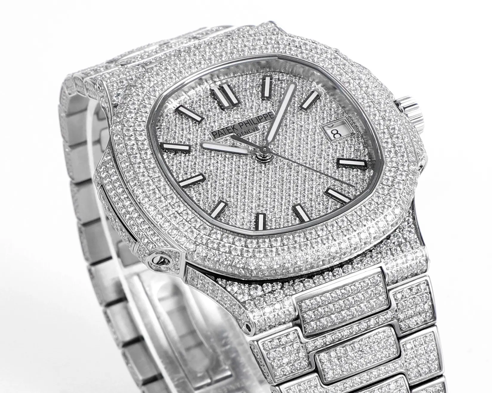 Patek Philippe Nautilus Full Star Platinum Watch - Bestter Watches