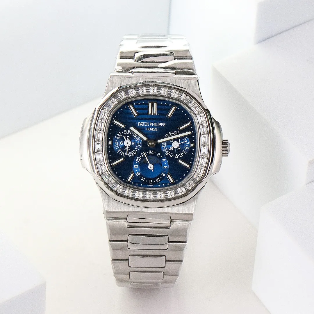Patek Philippe Blue Nautilus Perpetual Watch - Bestter Watches