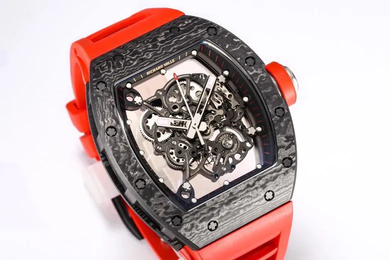 Richard Mille RM055 Red Carbon Fiber Watch - Bestter Watches