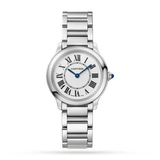 Cartier Ronde Must Women Quartz Silver Calf Watch WSRN0033 - Bestter Watches