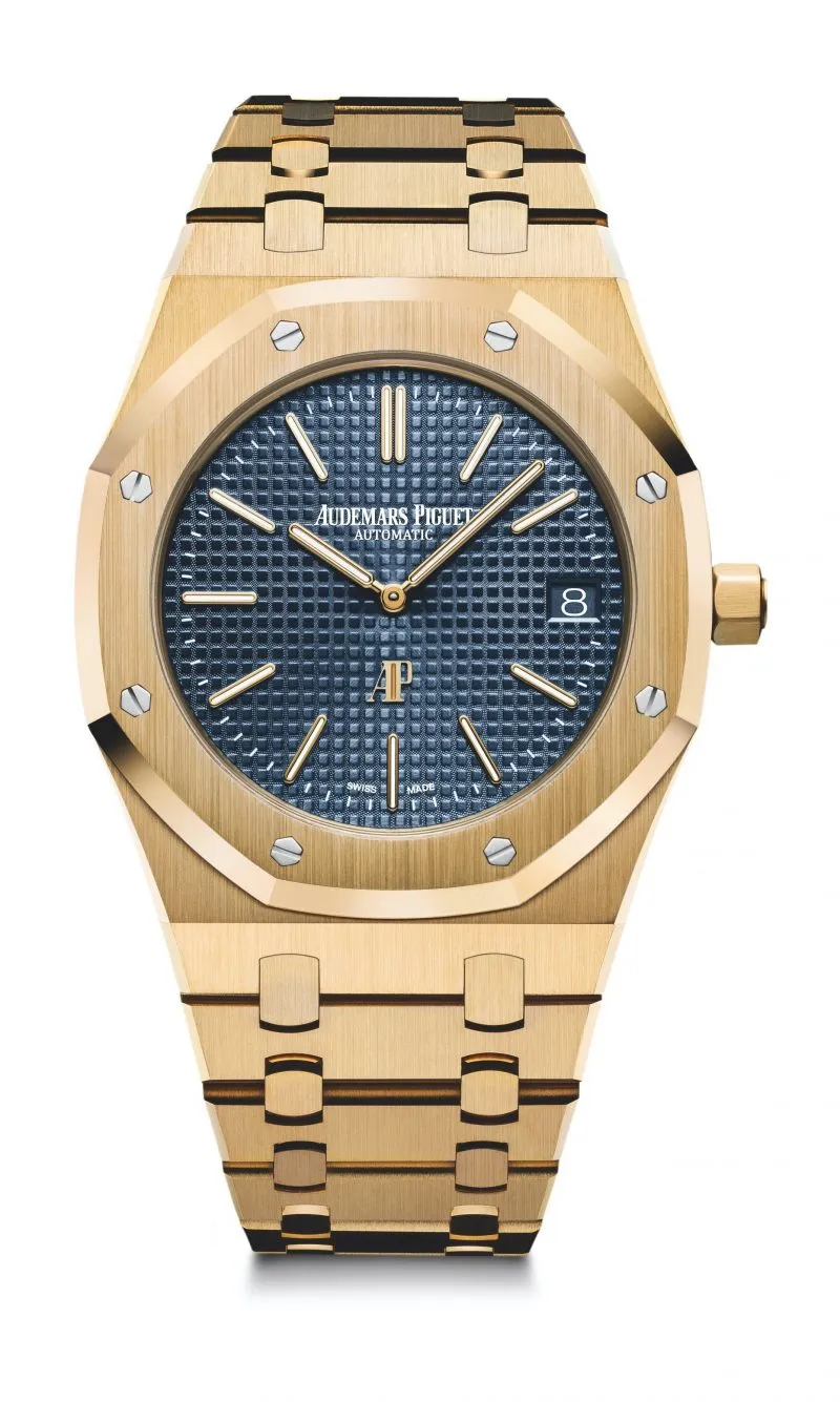 Audemars Piguet Royal Oak Jumbo Extra-Thin Blue 15202BA.OO.1240BA.01 - Bestter Watches