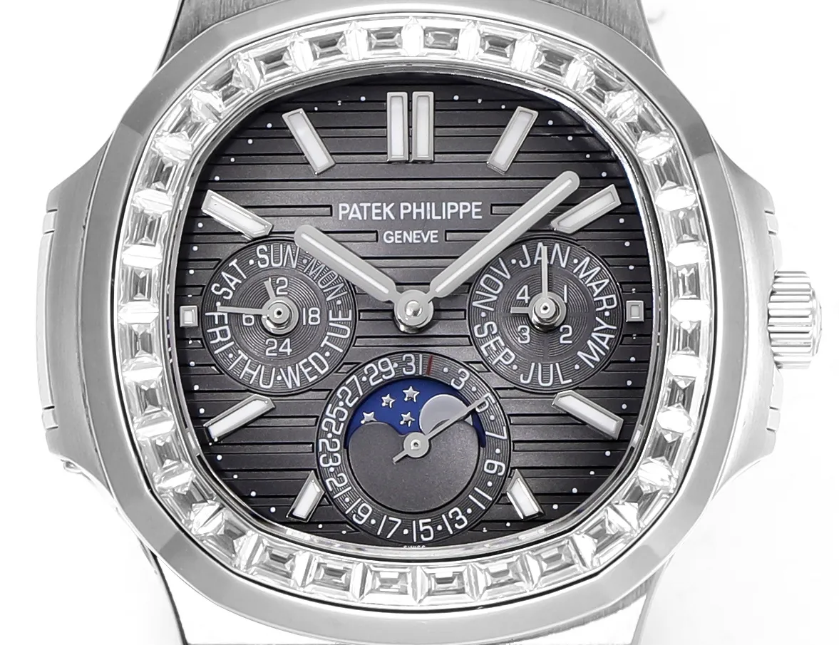 Patek Philippe Nautilus Grey Complication Watch - Bestter Watches
