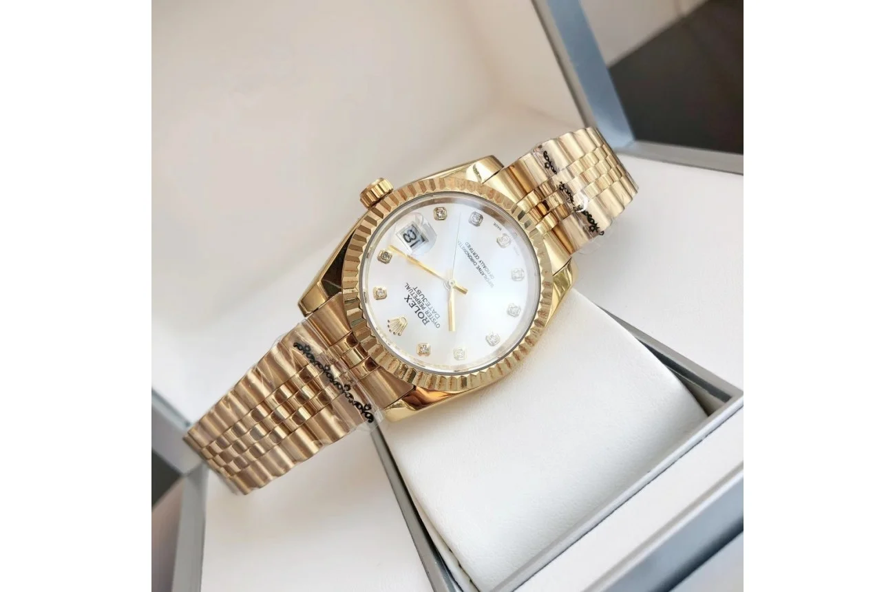 Couple Watches Rolex Datejust 36/28mm RG/RG Jub Sliver/Dial - Bestter Watches