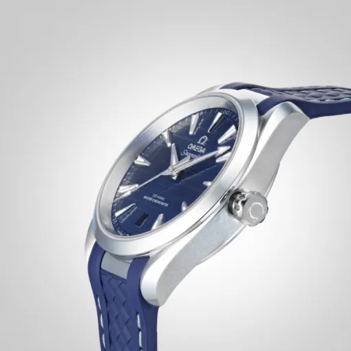 Omega Seamaster Aqua Terra Men Automatic Blue Rubber Watch O22012382003001 - Bestter Watches