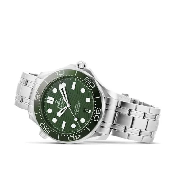 Omega Seamaster Men Automatic Green Stainless Steel Watch O21030422010001 - Bestter Watches