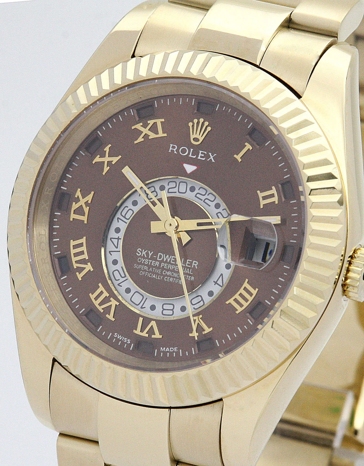 Rolex Sky-Dweller 42mm Brown Dial 326938 - Bestter Watches