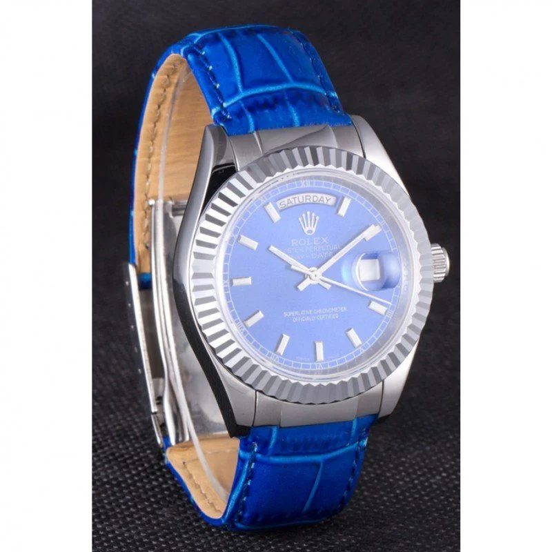 Superclone Rolex Day-Date 35mm Blue Dial 621490 - Bestter Watches