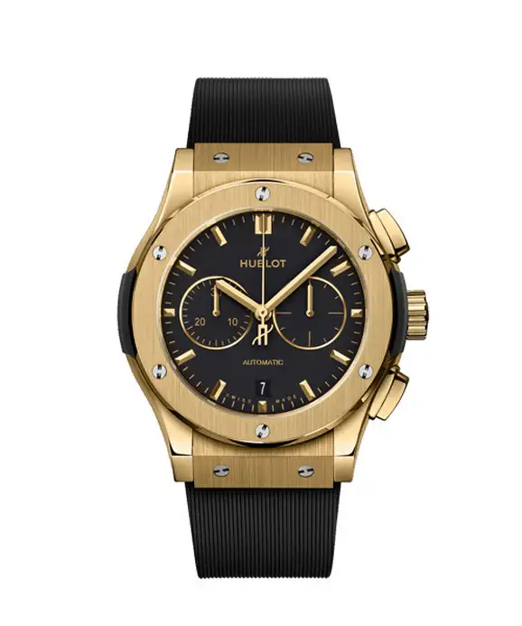 Hublot Classic Fusion Men Automatic Black Rubber Watch 541.VX.1130.RX - Bestter Watches
