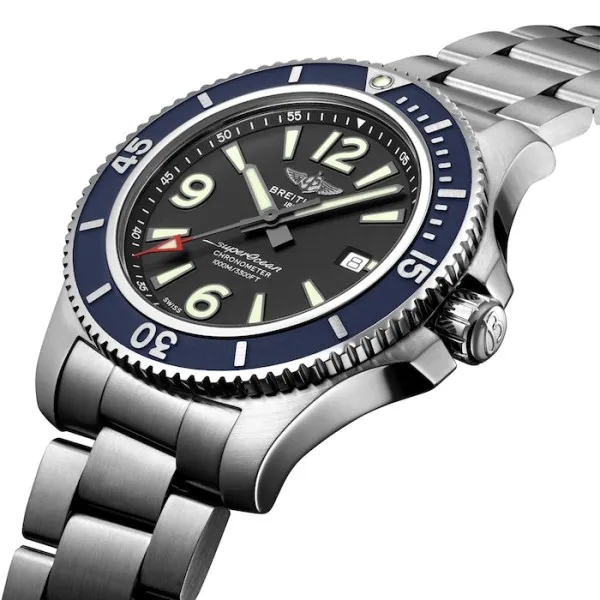 Breitling Superocean Men Automatic Black Stainless Steel Watch A173678A1B1A1 - Bestter Watches