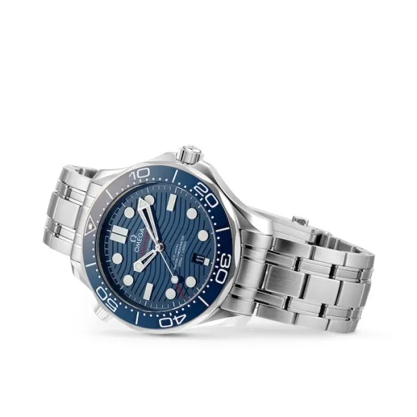 Omega Seamaster Men Automatic Blue Stainless Steel Watch O21030422003001 - Bestter Watches