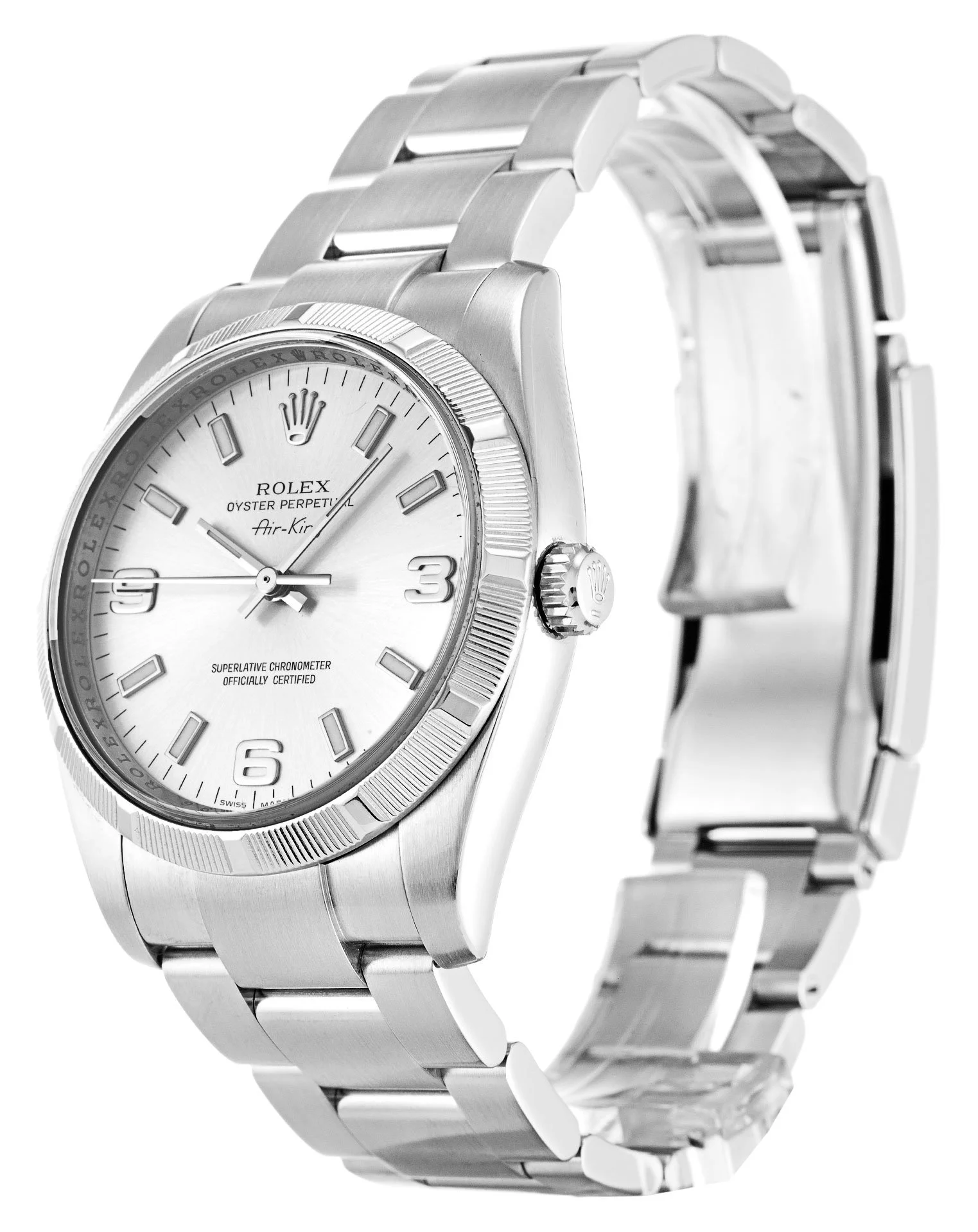 Rolex Air-King 34mm Silver Dial 114210 - Bestter Watches