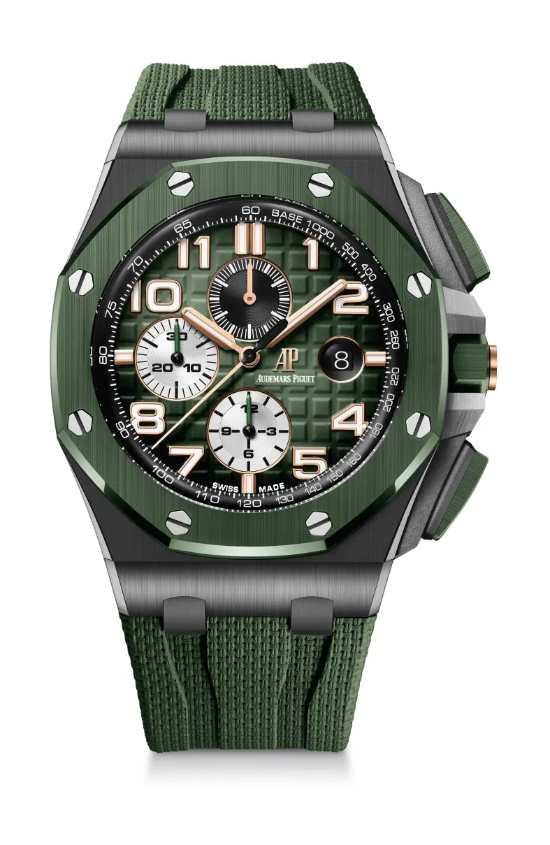 Audemars Piguet Royal Oak Offshore Chronograph Automatic Green 26405CE-OO-A056CA-01 - Bestter Watches