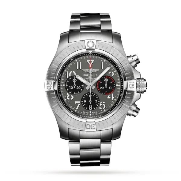 Breitling Avenger Men Automatic Grey Stainless Steel Watch AB01821A1B1A1 - Bestter Watches