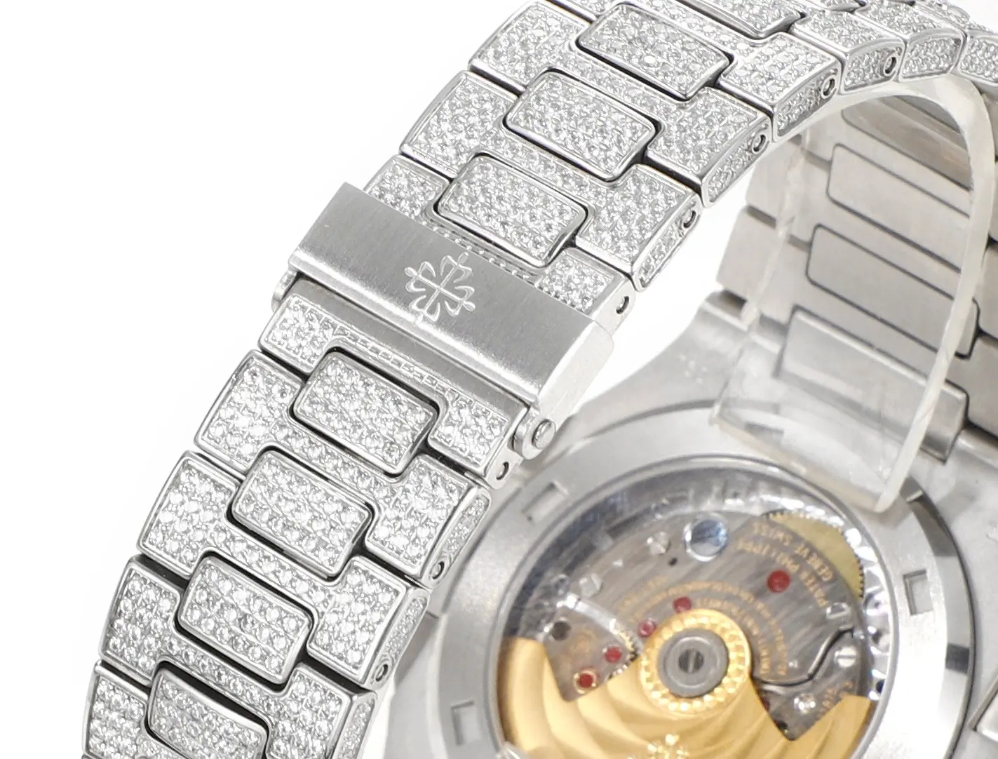 Patek Philippe Nautilus Full Star Watch, Platinum - Bestter Watches