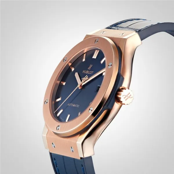 Hublot Classic Fusion Men Automatic Blue Leather Watch 511.OX.7180.LR - Bestter Watches