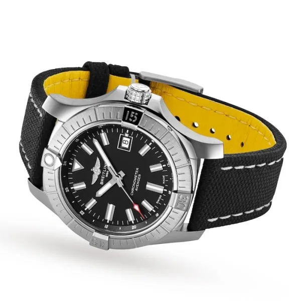 Breitling Avenger Men Automatic Black Fabric Watch A17318101B1X2 - Bestter Watches